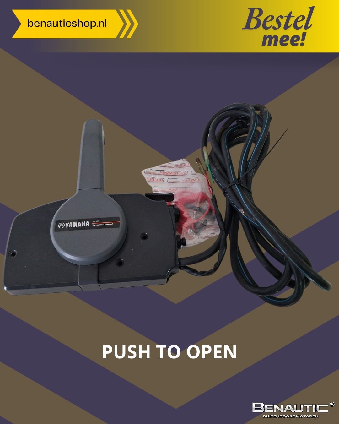 *2dekansje* Accessoire Yamaha 703 schakelkast PUSH TO OPEN, Watersport en Boten, Gebruikt, -, -, Ophalen of Verzenden