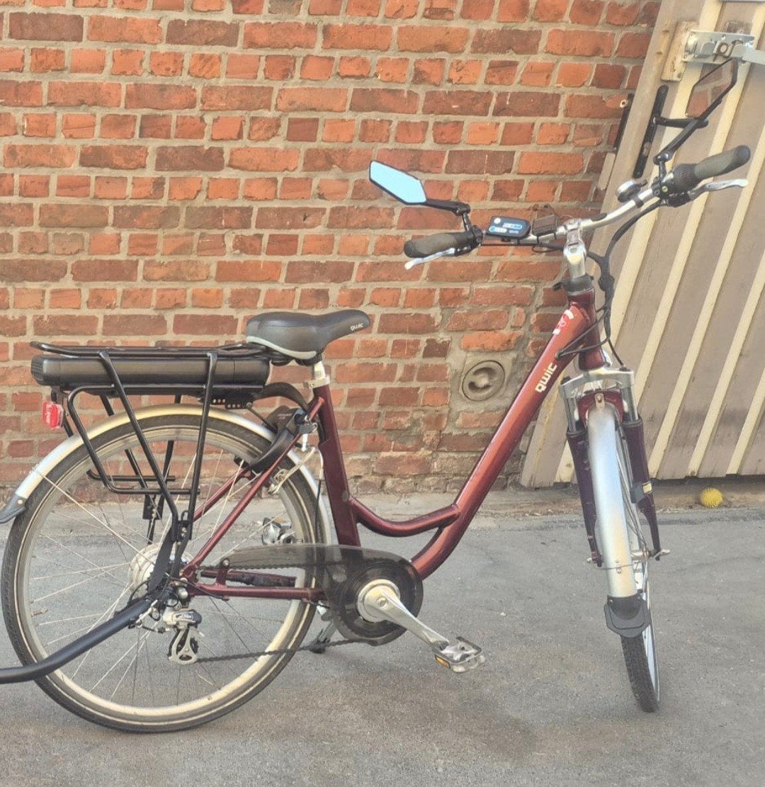 Qwic E-bike 25km/u Damesfiets + 468Wh Batterij Perfect - Dis, Vélos & Vélomoteurs, Vélos Pièces, Enlèvement, Elektrische fiets