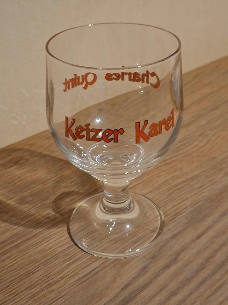 Keizer Karel (Charles Quint) degustatieglas, Verzamelen, Ophalen of Verzenden, Zo goed als nieuw, Bierglas