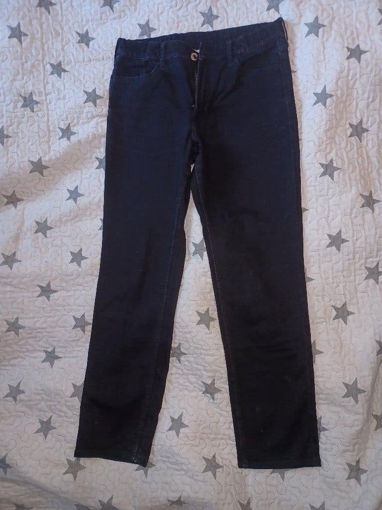 H&M un jeans noir taille 164 14 ans, Ophalen of Verzenden