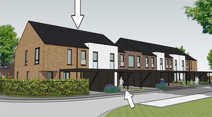 Moderne BEN woning 3 slaapkamers, carport en tuin in Bredene, Immo, Huizen te huur, Direct bij eigenaar, 3 kamers, Tussenwoning