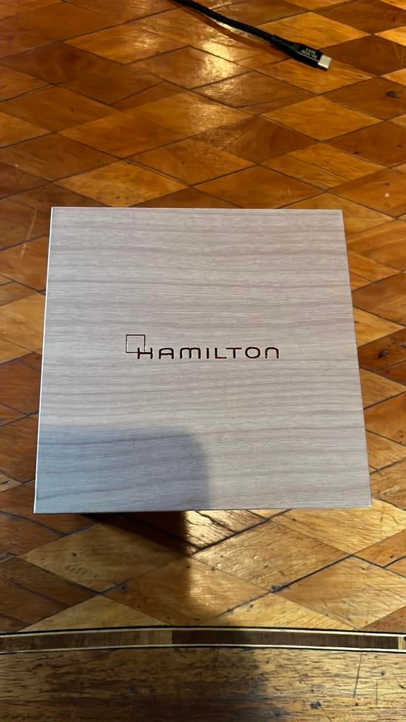 Magnifique boite montre Hamilton, Ophalen of Verzenden, Zo goed als nieuw