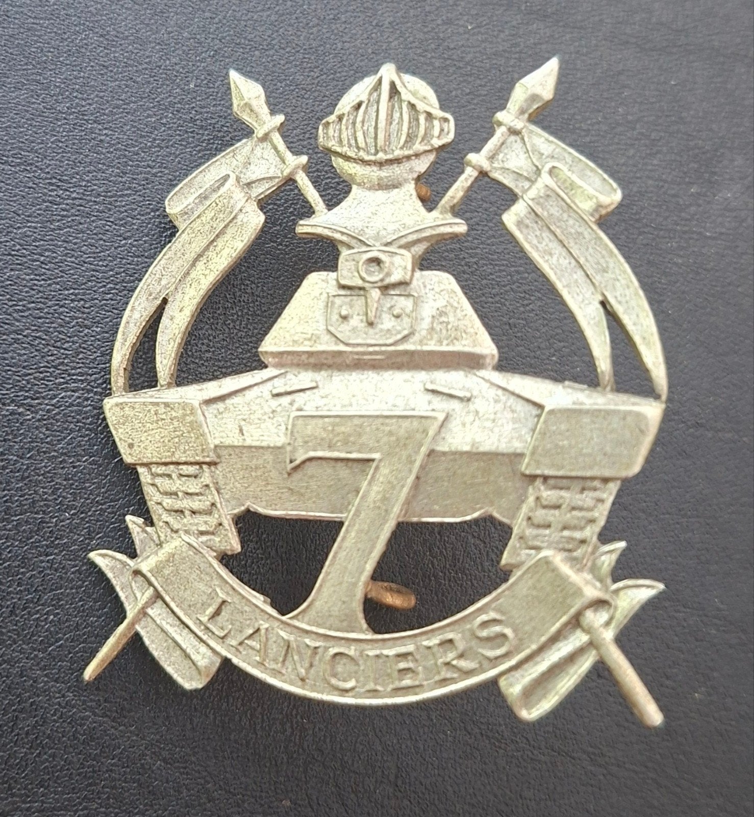 BOULE, INSIGNE, BÉRET, 7 LANCIERS, Collections, Objets militaires | Général, Enlèvement ou Envoi