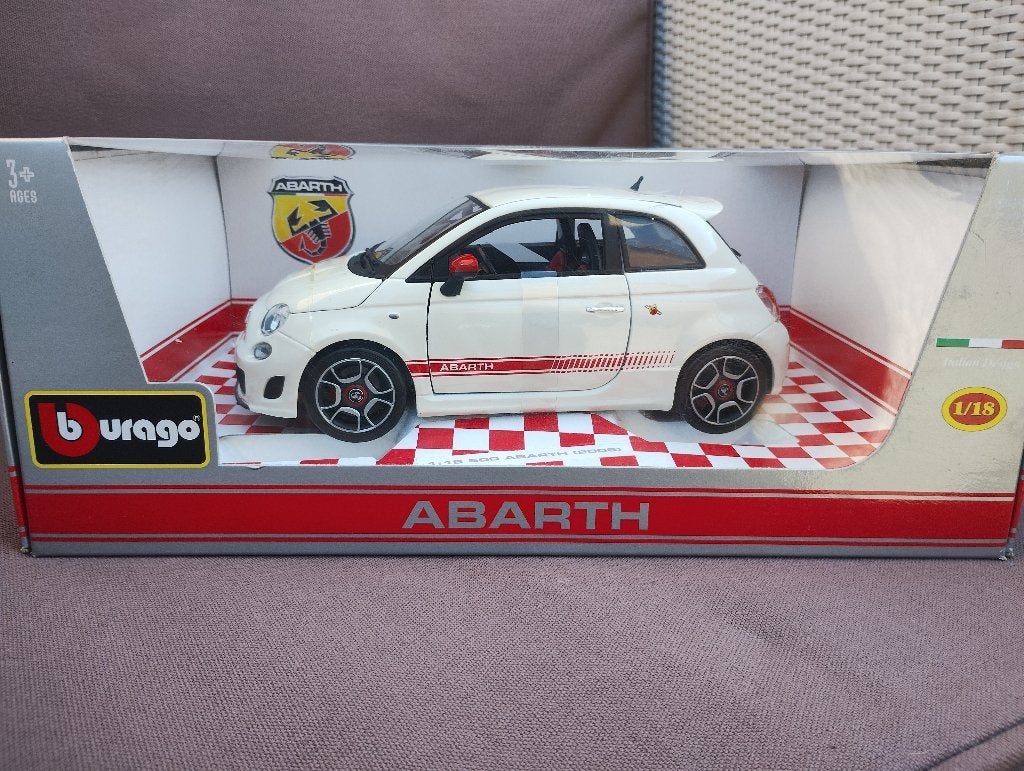 Schaalmodel Abarth 1/18, Ophalen, Nieuw, Auto, Burago
