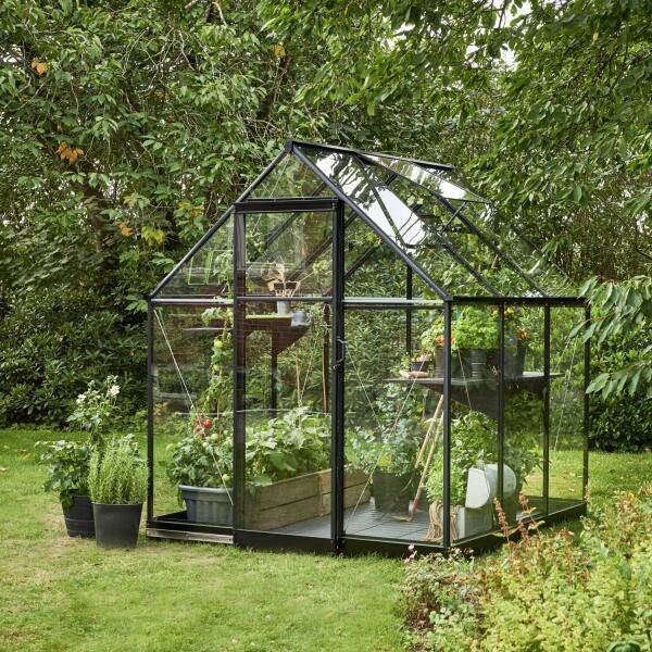 NIEUW Tuinkas Qube 66, zwart gecoat, Verzenden, Nieuw