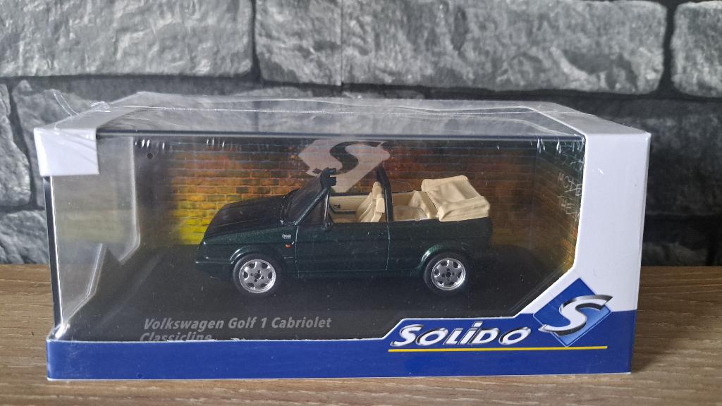 VW Volkswagen Golf Cabrio Classic Line 1/43ème, Enlèvement ou Envoi, Solido, Voiture, Solido