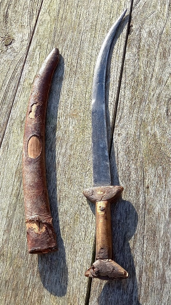 Belle dague orientale vers 1900, Enlèvement ou Envoi, Armée de terre, Couteau ou Poignard