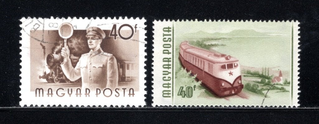 HONGARIJE Lot 1955 gestempeld, Verzenden, Gestempeld