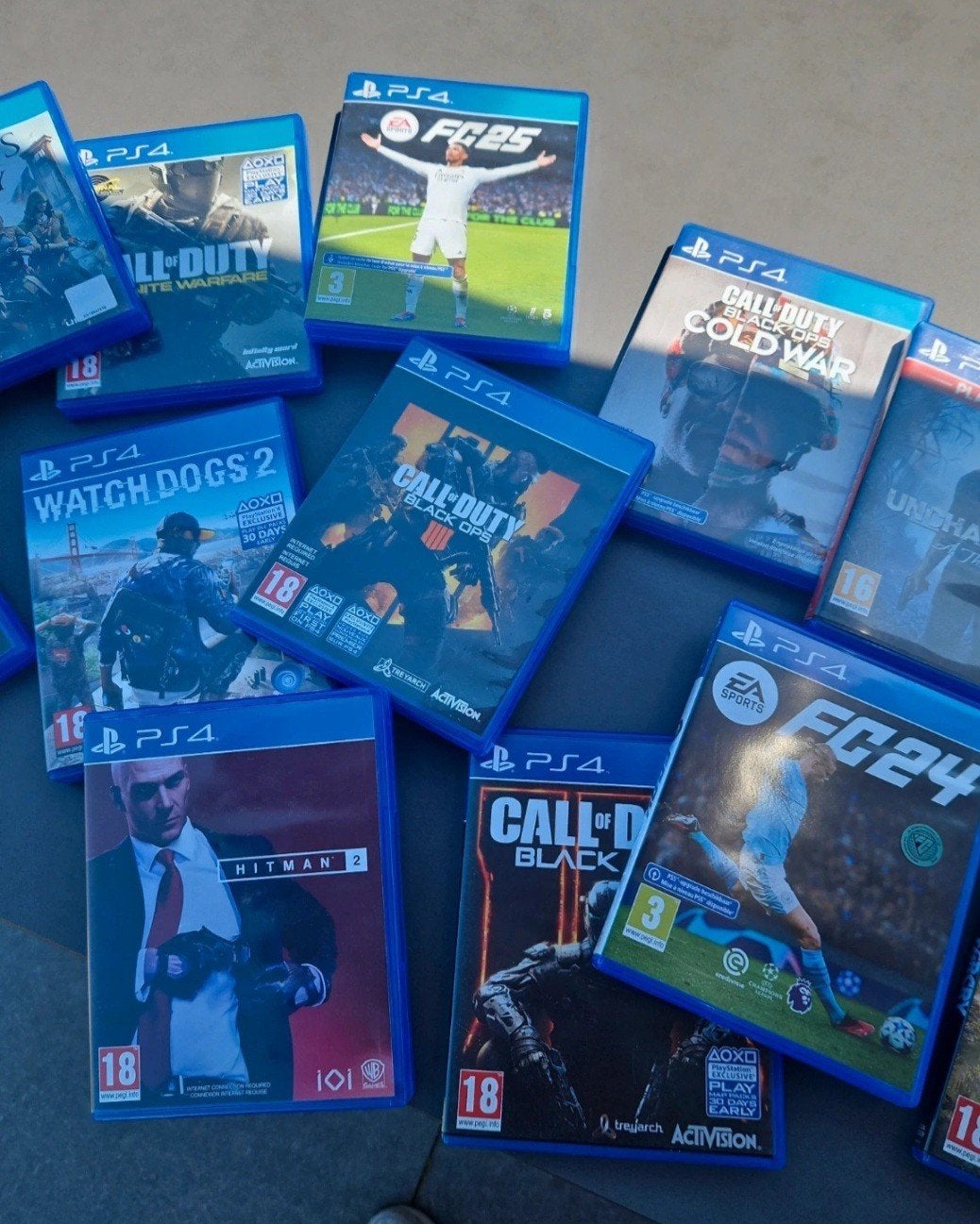 13 spelletjes Playstation 4, Enlèvement