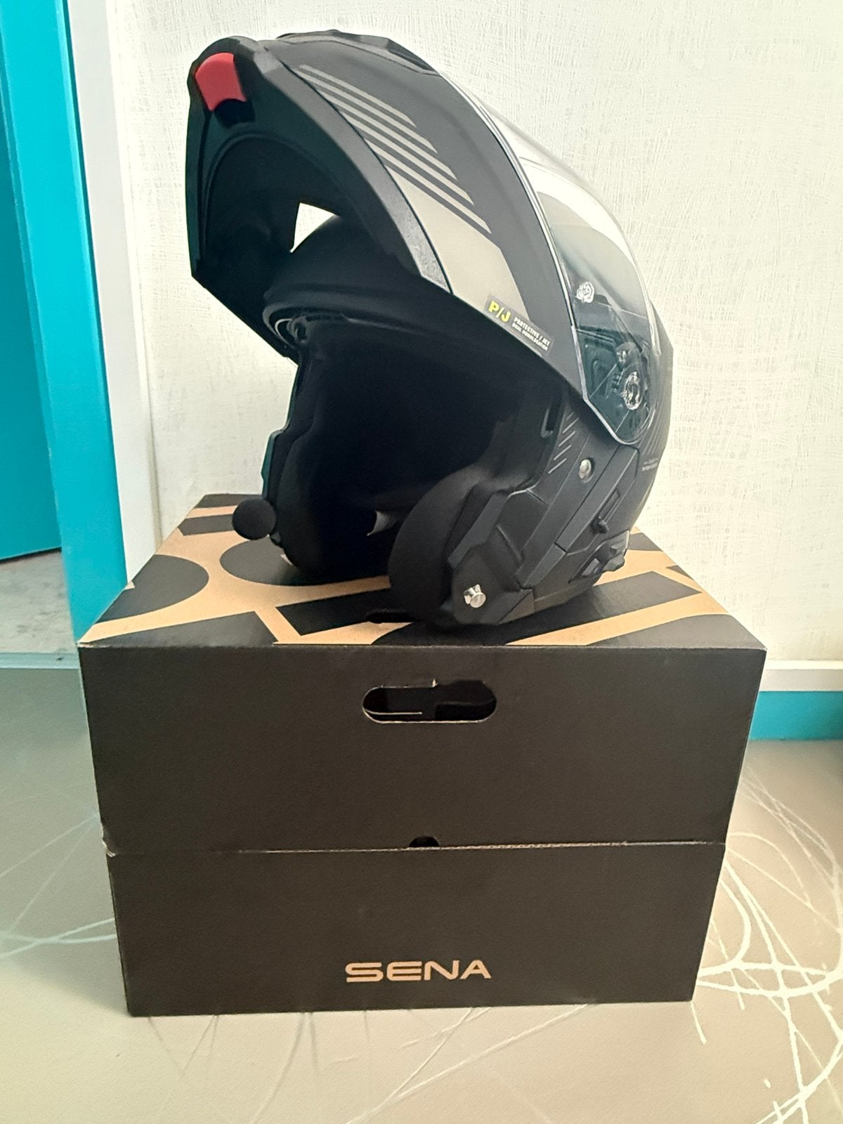 Casque modulable SENA SPECTER neuf, Vélos & Vélomoteurs, Enlèvement, Comme neuf