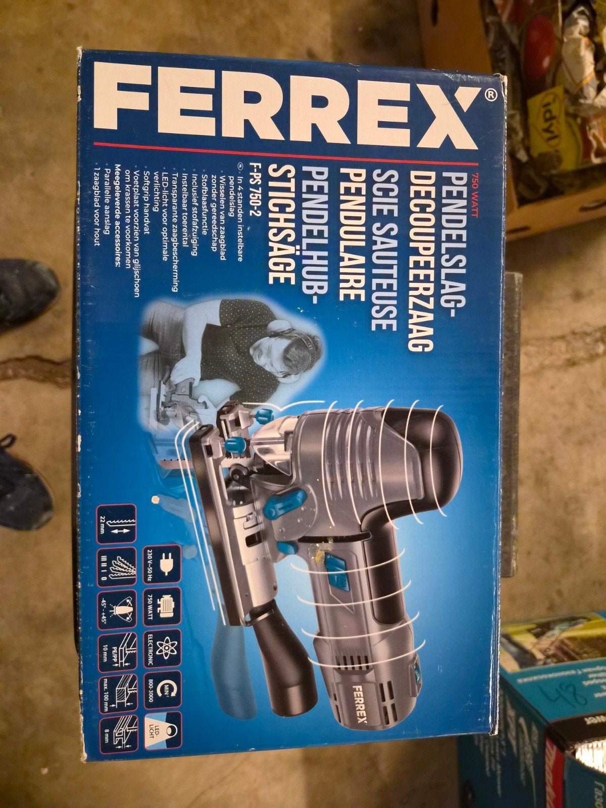 scie sauteuse ferrex, Enlèvement, Scie sauteuse