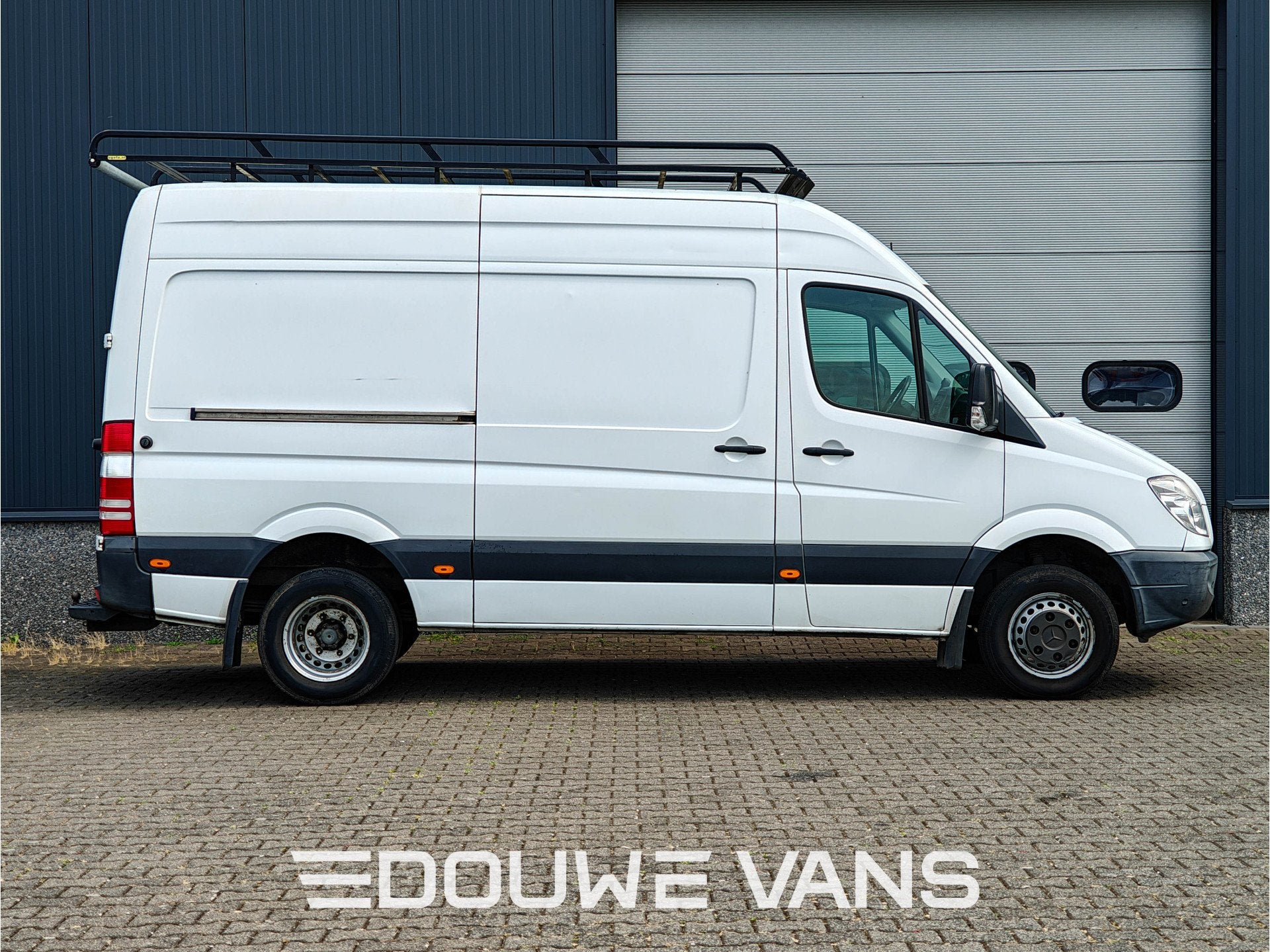 Mercedes-Benz Sprinter L2H2 Trekhaak Ladder Imperiaal Airco, Euro 5, Gebruikt, Zwart, 4 cilinders