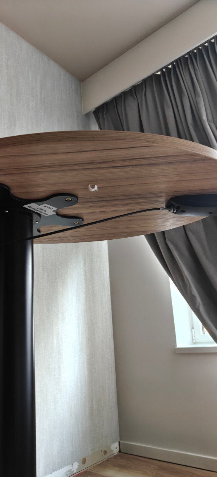 Bijzettafel in hoogte verstelbaar - topkwaliteit, Ophalen, Ovaal