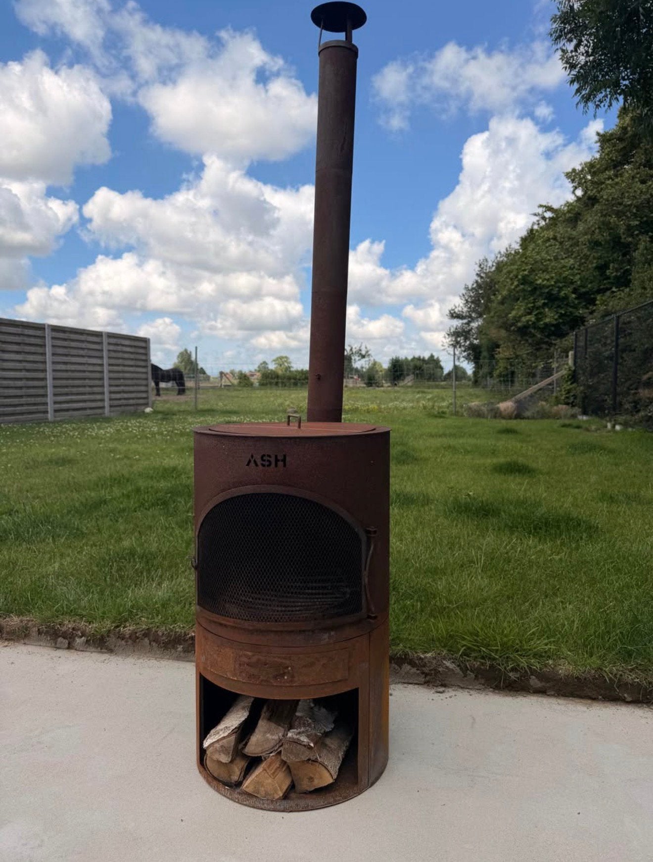 Tuinhaard, Ophalen, Zo goed als nieuw