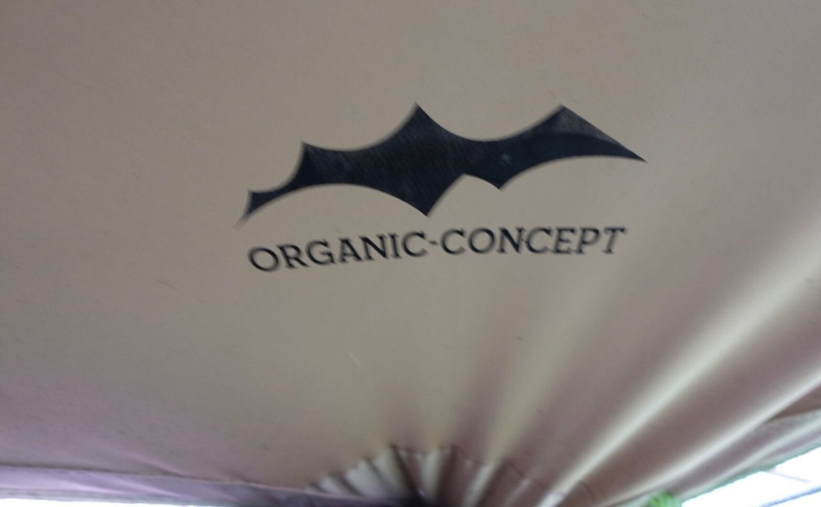 Organic stretchtent te huur 20x10 met plankenvloer, Enlèvement, Comme neuf