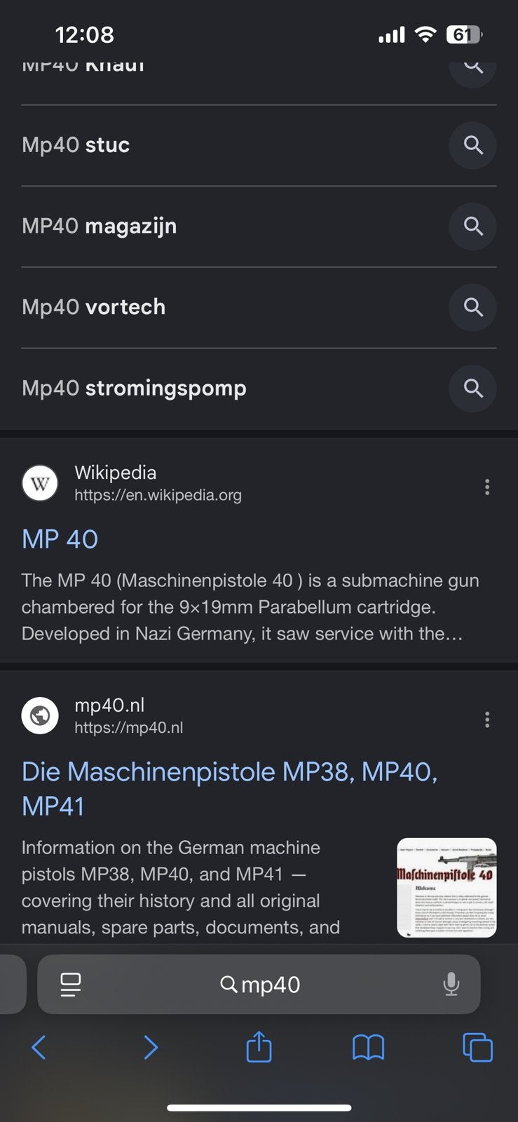 Gezocht! Eu deco mp40, Collections, Enlèvement ou Envoi, Armée de terre, Douilles ou Pièces de fouille