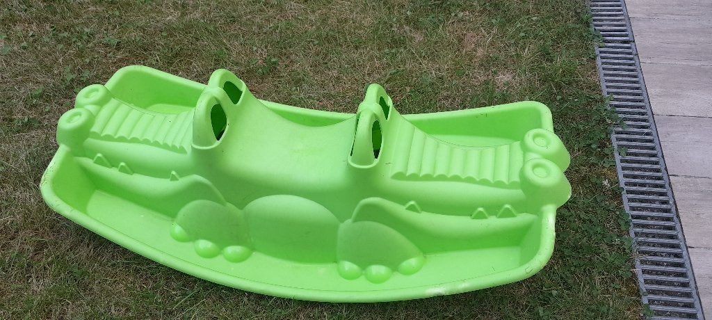 Balançoire crocodile, Enlèvement, Utilisé, Balançoire
