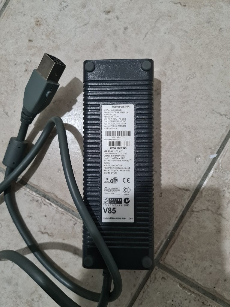 Microsoft DPSN-186CB-1A 12V16.5A 5V1A Xbox 360 AC Adapter, Games en Spelcomputers, Spelcomputers | Xbox 360, Ophalen of Verzenden