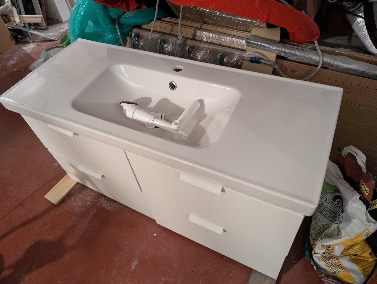 Meuble de salle de bain IKEA 120cm, Enlèvement, Utilisé, Meuble lavabo