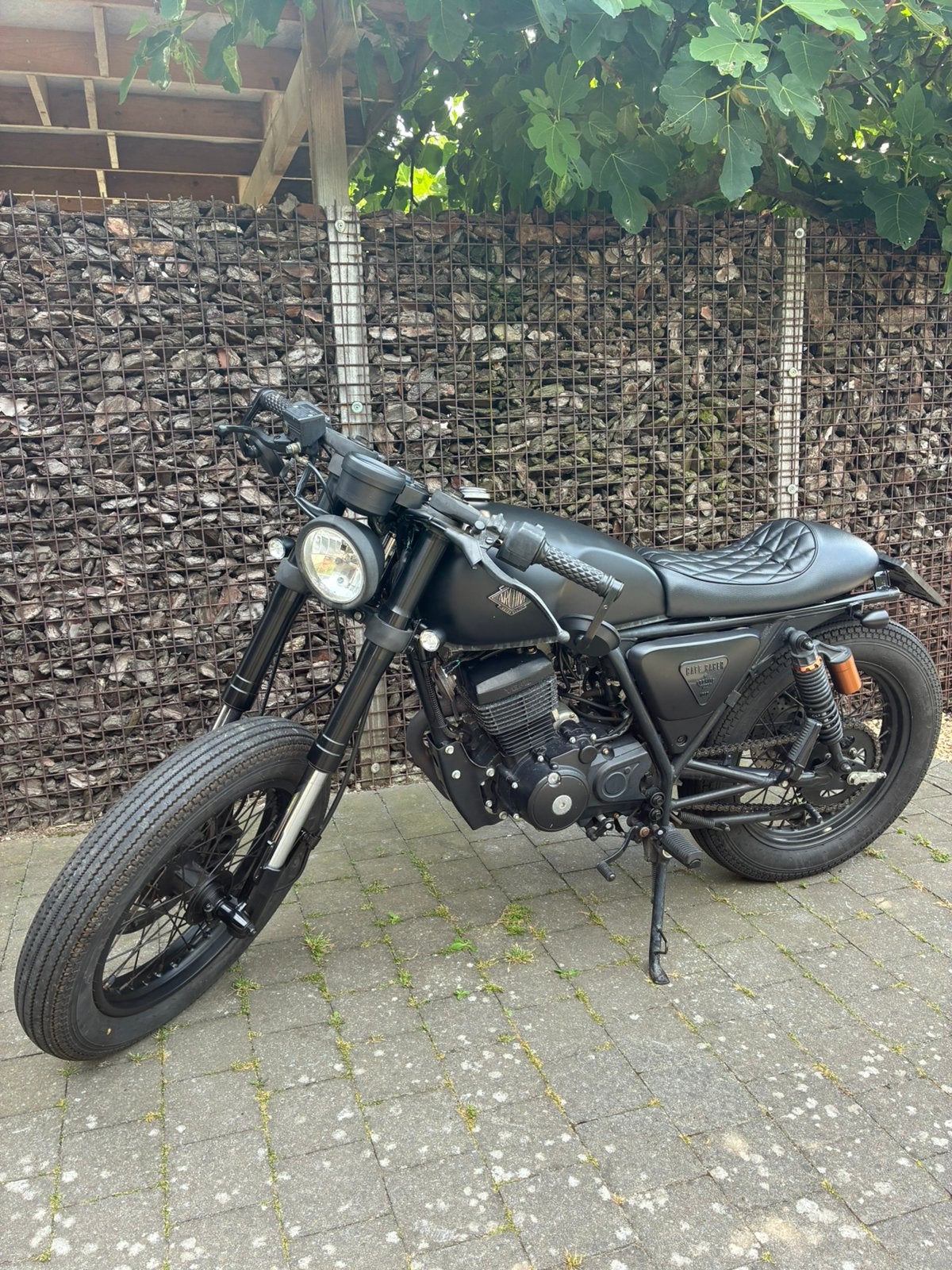Archive café racer 125 cc custom made, Ophalen, Zo goed als nieuw