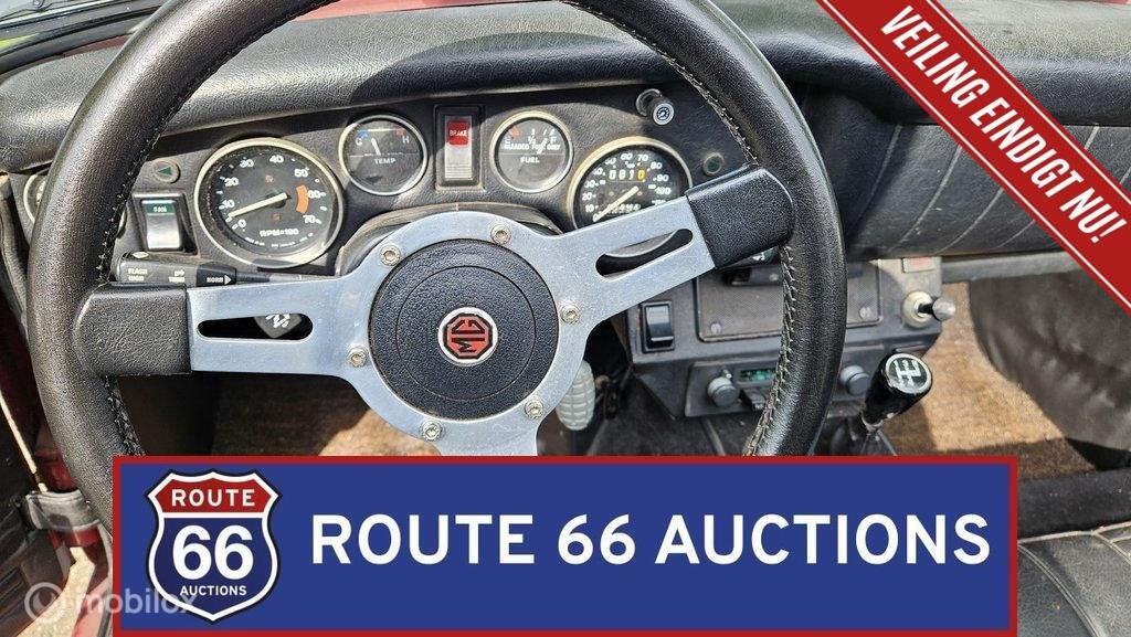 MG Midget | 1978 | Route 66 Auctions, Zwart, Bedrijf, Handgeschakeld, Overige carrosserie