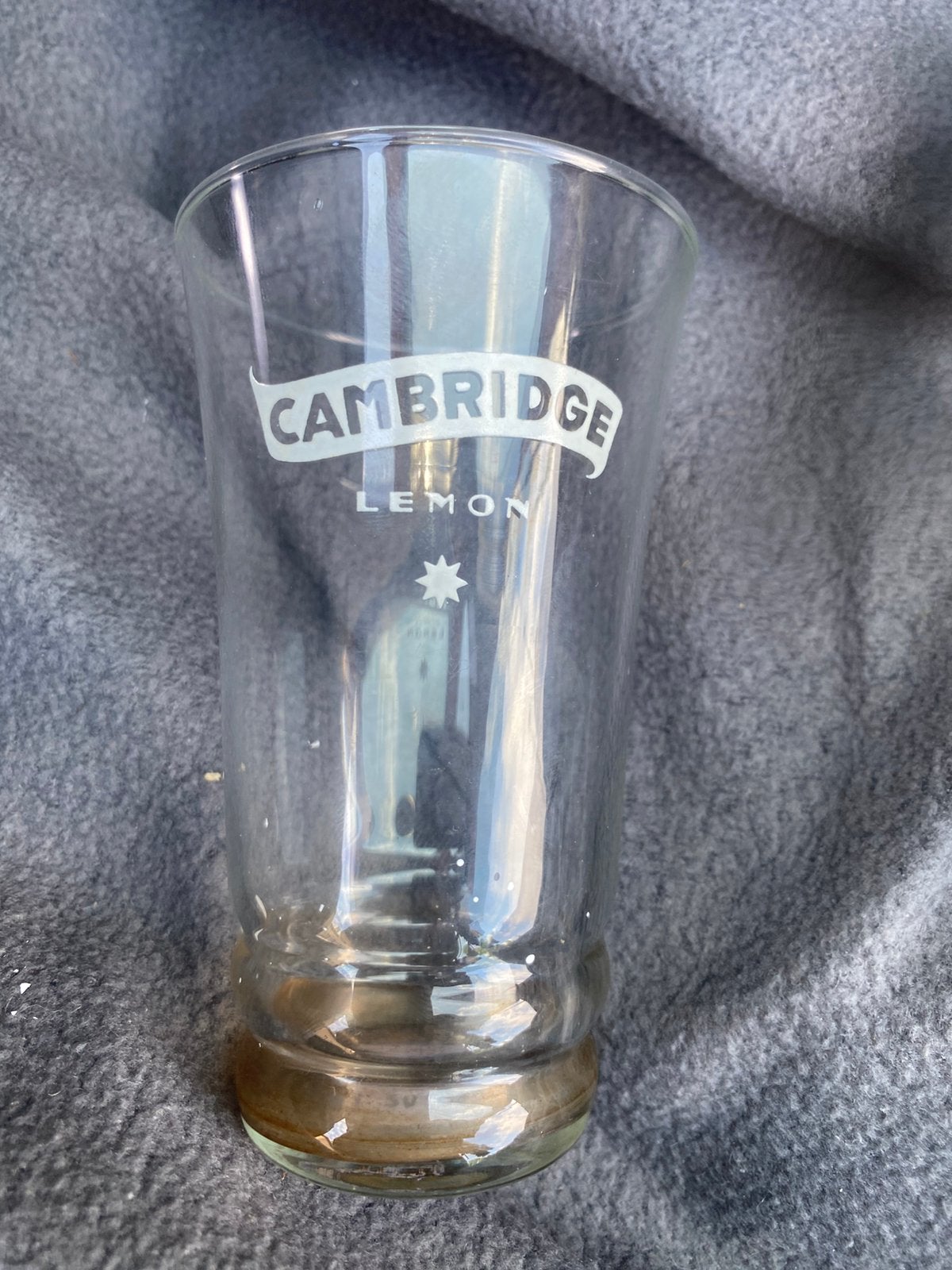 Cambridge lemon  limonade glas, Enlèvement, Comme neuf