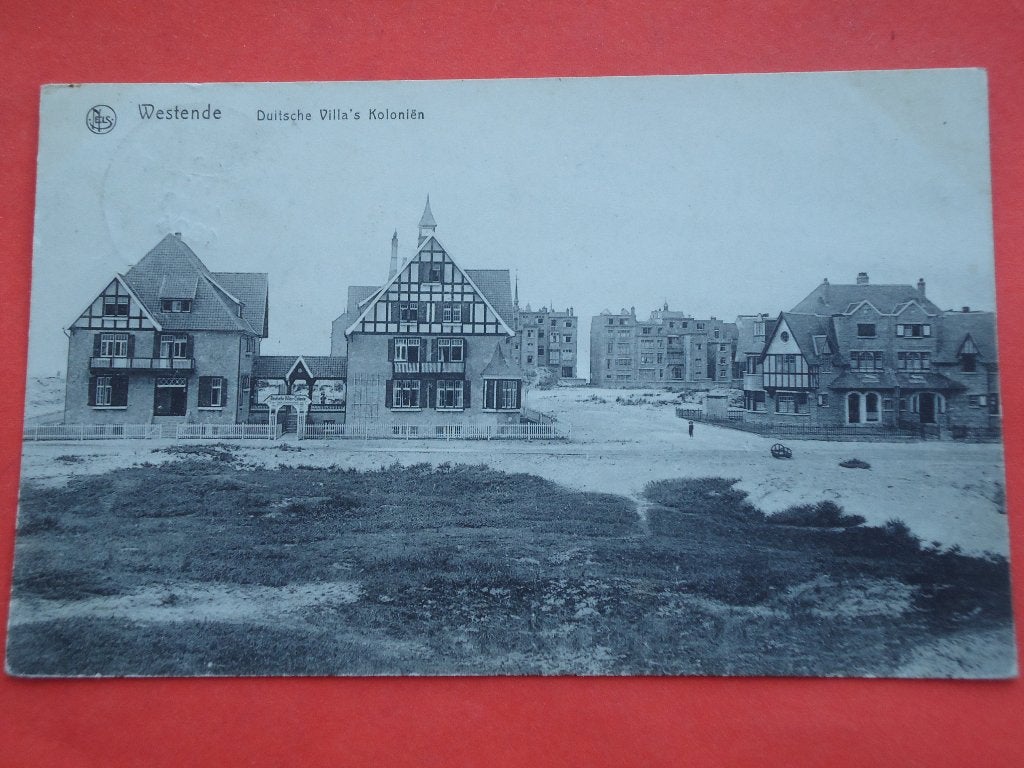 Westende Duitsche Villa's Koloniên, Verzamelen, Ophalen of Verzenden, 1920 tot 1940, Gelopen, West-Vlaanderen