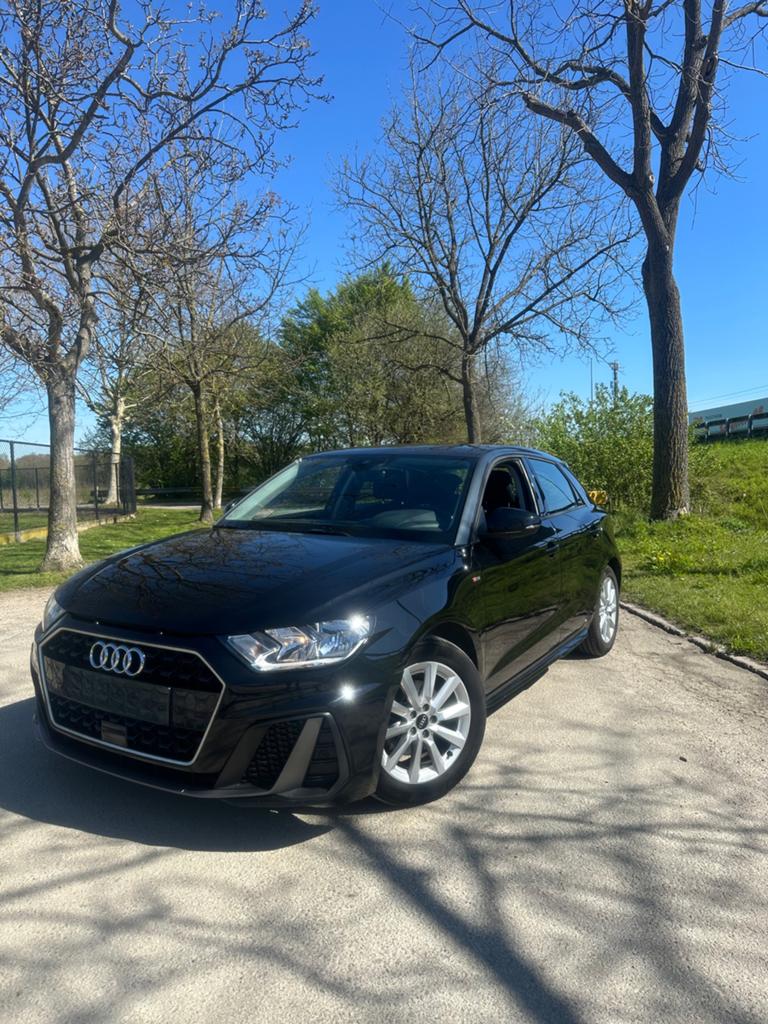 Audi A1 30TFSI/2021/s-line/47.000km/Automaat/carplay, Auto's, Audi, Stof, A1, Zwart, Bedrijf