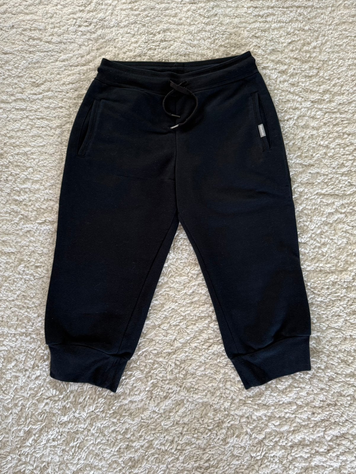 Broek Reebok, Ophalen of Verzenden, Zo goed als nieuw, Maat 38/40 (M), Zwart