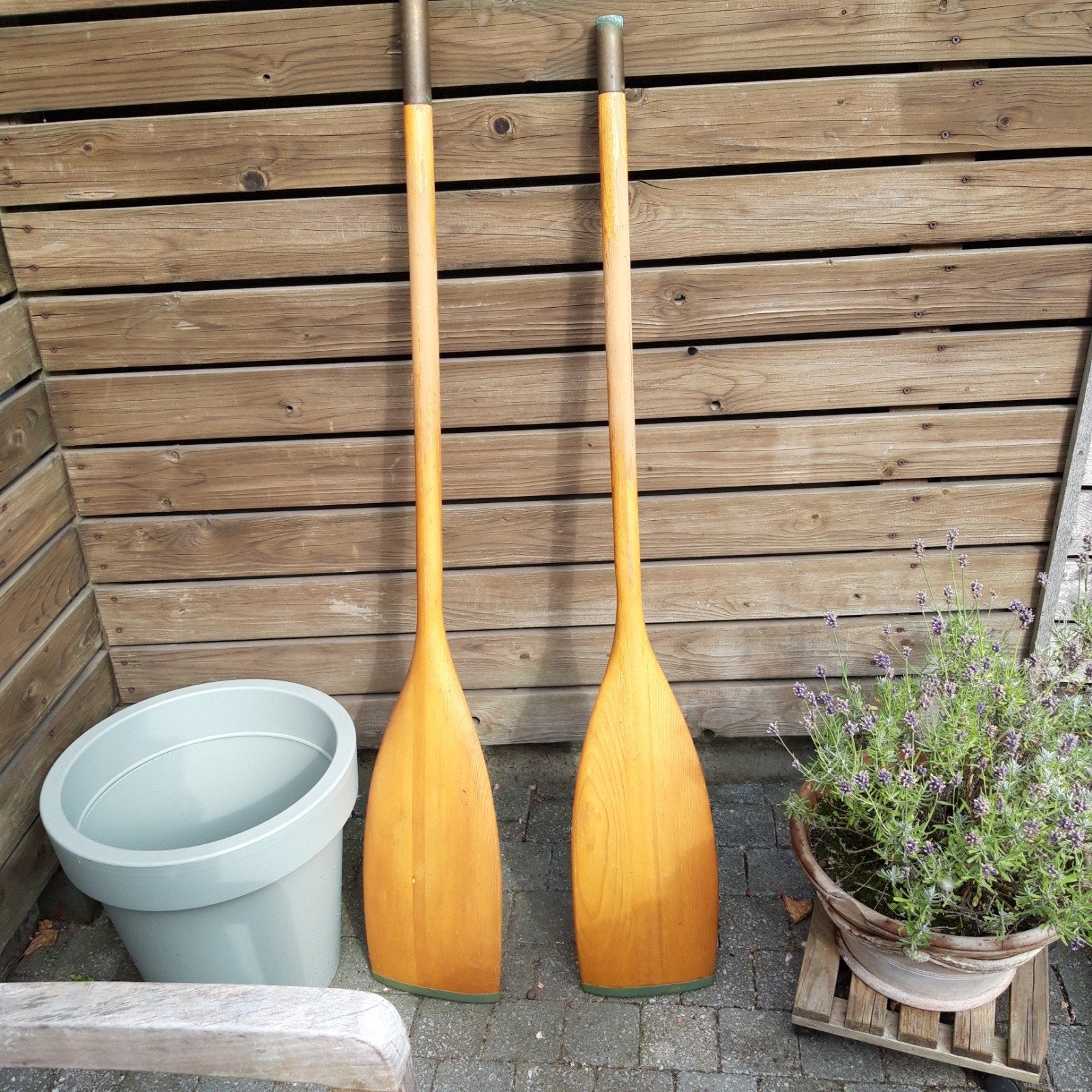 houten roeispanen te koop., Watersport en Boten, Peddels, Ophalen
