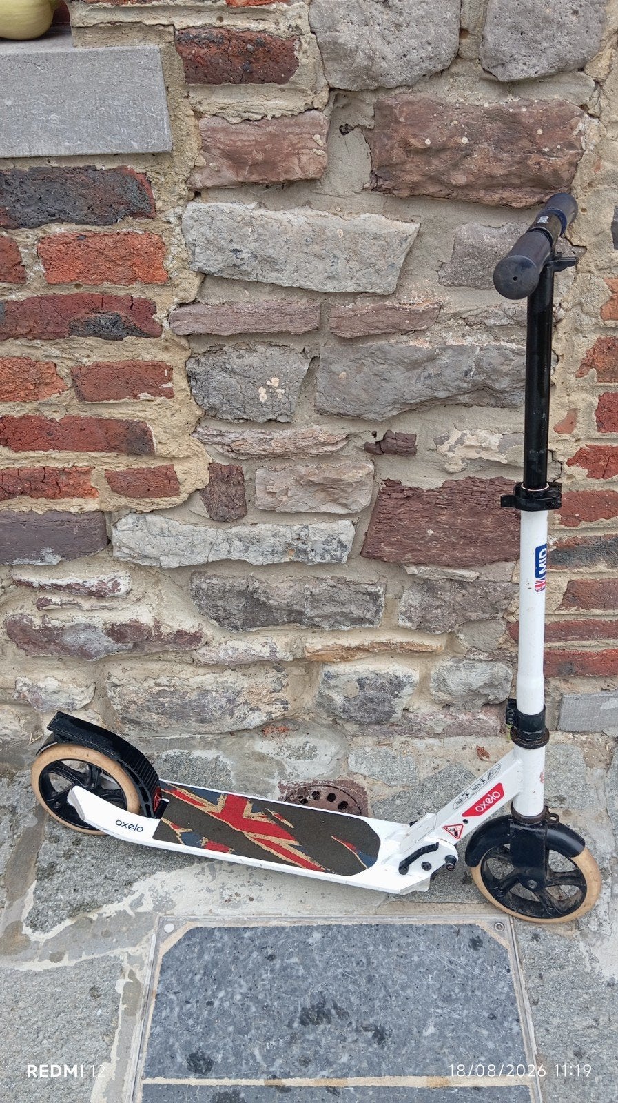 trotinette oxelo 175mm, Enlèvement