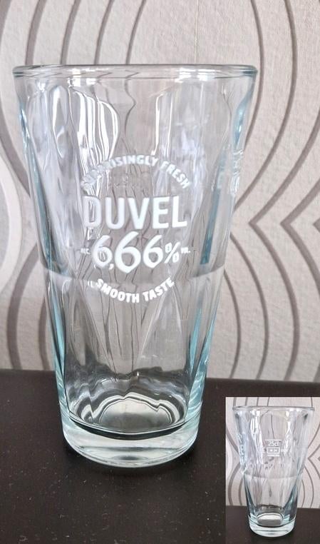 Duvel glas '666 bierglas - 25cl', Verzamelen, Ophalen of Verzenden, Bierglas