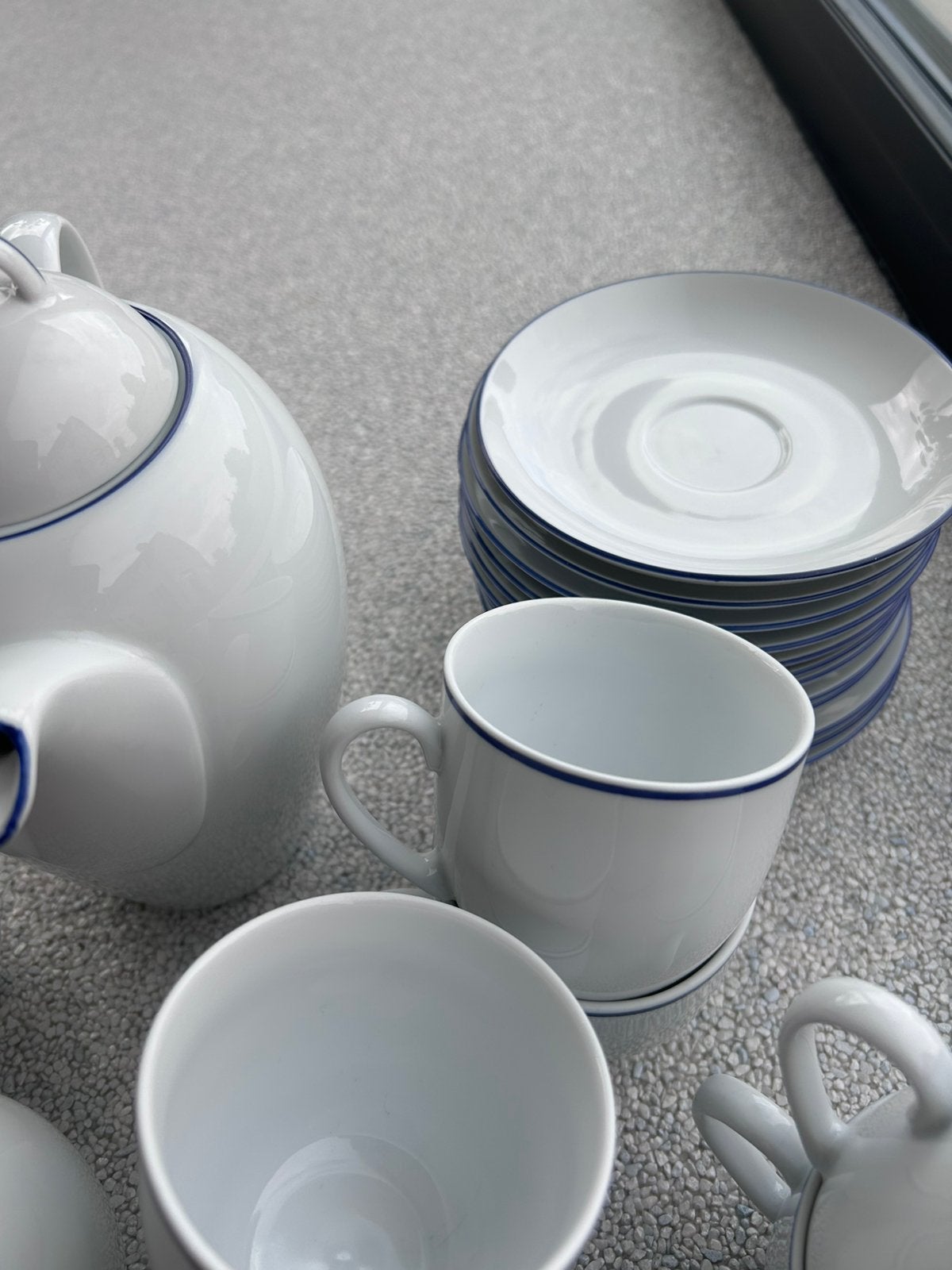 Porseleinen thee servies, Maison & Meubles, Cuisine | Vaisselle, Enlèvement ou Envoi, Neuf, Théière