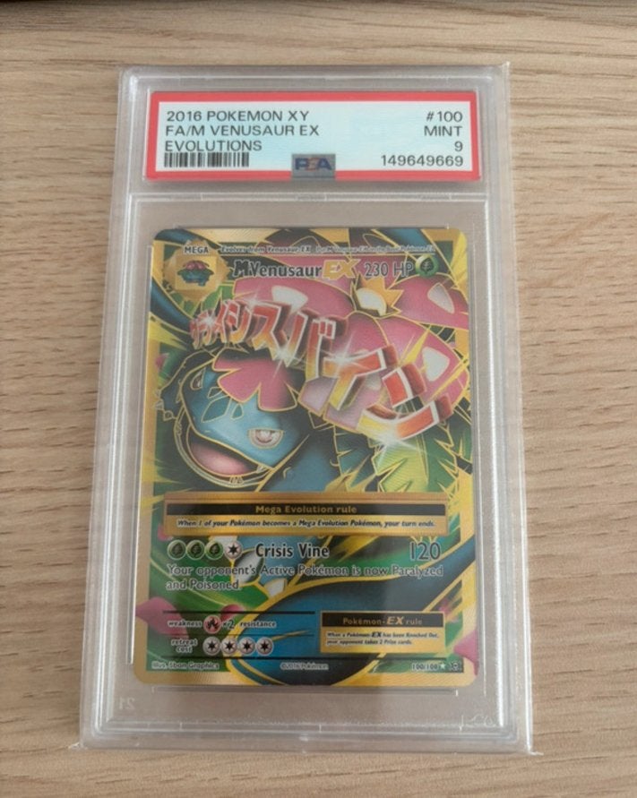 Venusaur EX 100 PSA9, Enlèvement, Comme neuf