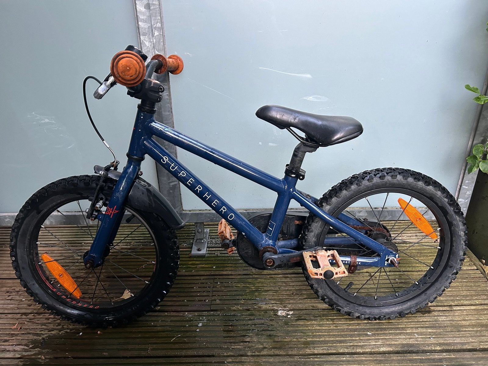 16 inch kinderfiets, Ophalen, Gebruikt, Terugtraprem, 16 tot 20 inch