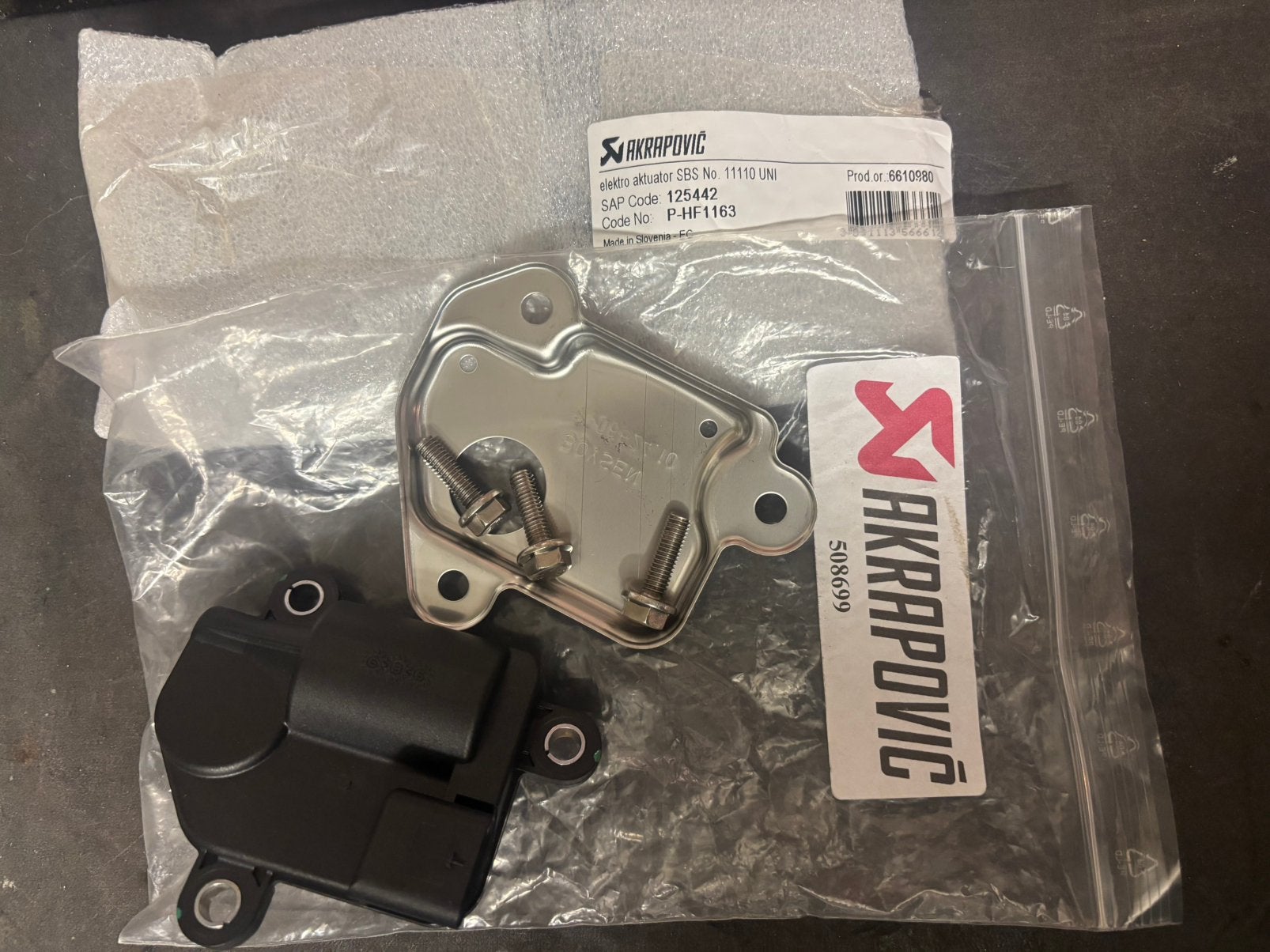Akrapovic/SBS universele uitlaatklep actuator, Ophalen, Nieuw, Universele onderdelen