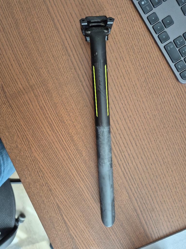 Syncros fl 1.0 27.2x350 carbon zadelpen, Ophalen of Verzenden, Gebruikt, Carbon