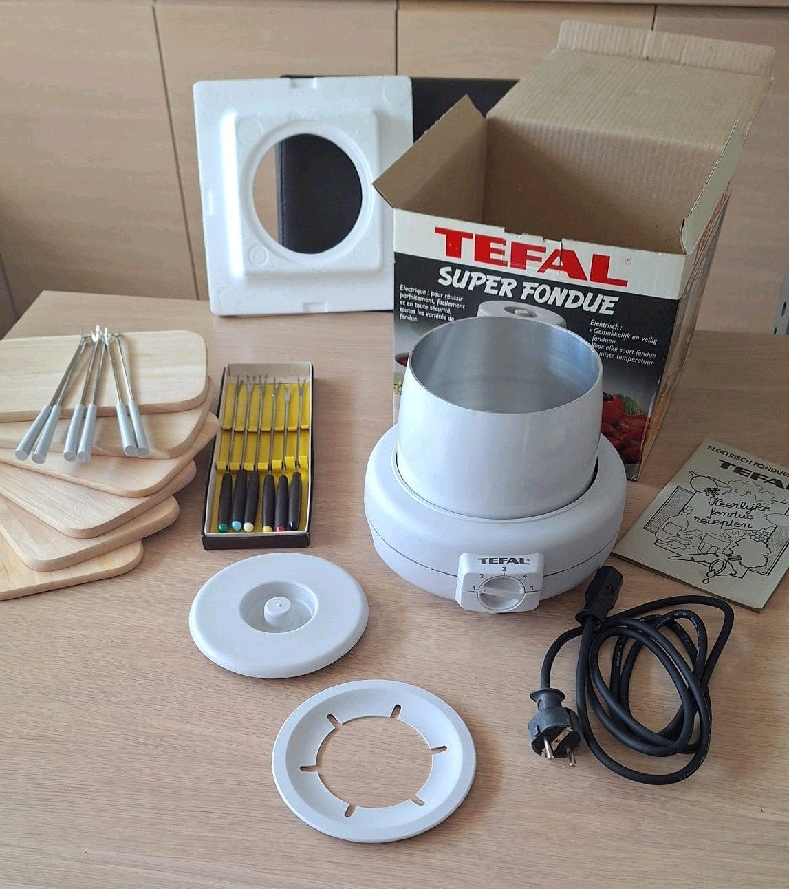 Tefal Super Fondue – complete elektrische fondueset, Elektronische apparatuur, Ophalen, Gebruikt, Elektrisch, Fondueset