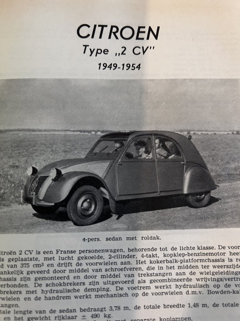 Citroën  Techni-Data   € 50,-, Boeken, Ophalen, Gelezen, Citroën