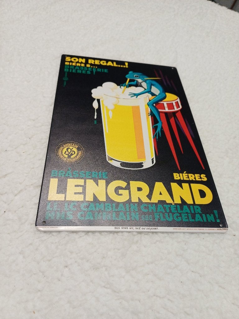 Panneau publicitaire bière, Envoi