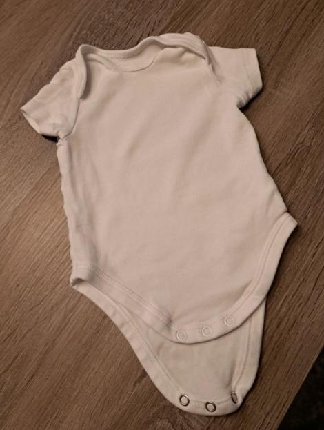 C&A witte body - 62, Kinderen en Baby's, Babykleding | Maat 62, Nacht- of Onderkleding, C&A, Jongetje of Meisje, Ophalen of Verzenden