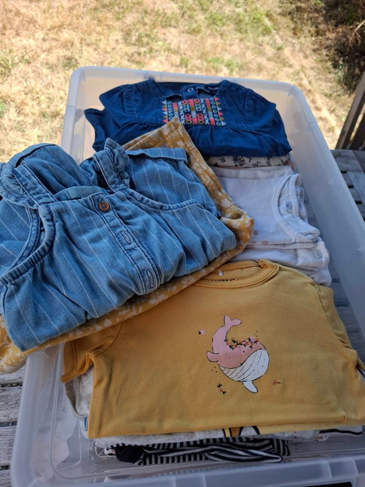 Lot de vêtements pour fille - 9 mois, Enlèvement, Utilisé, Autres tailles