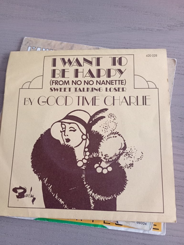 Good time Charlie - I want to be happy, Enlèvement ou Envoi, Pochette photo, 7 inch, Utilisé