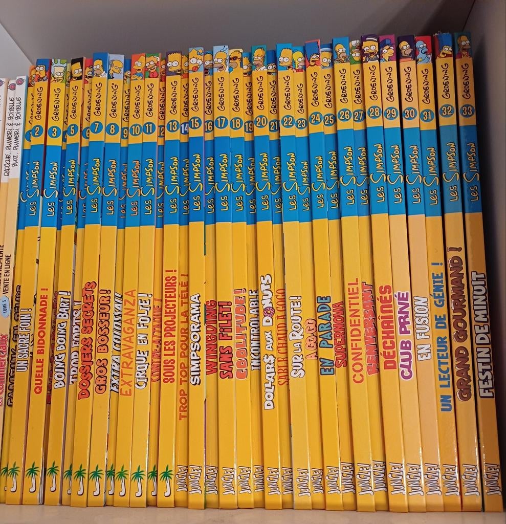 Lot bds Les Simpsons