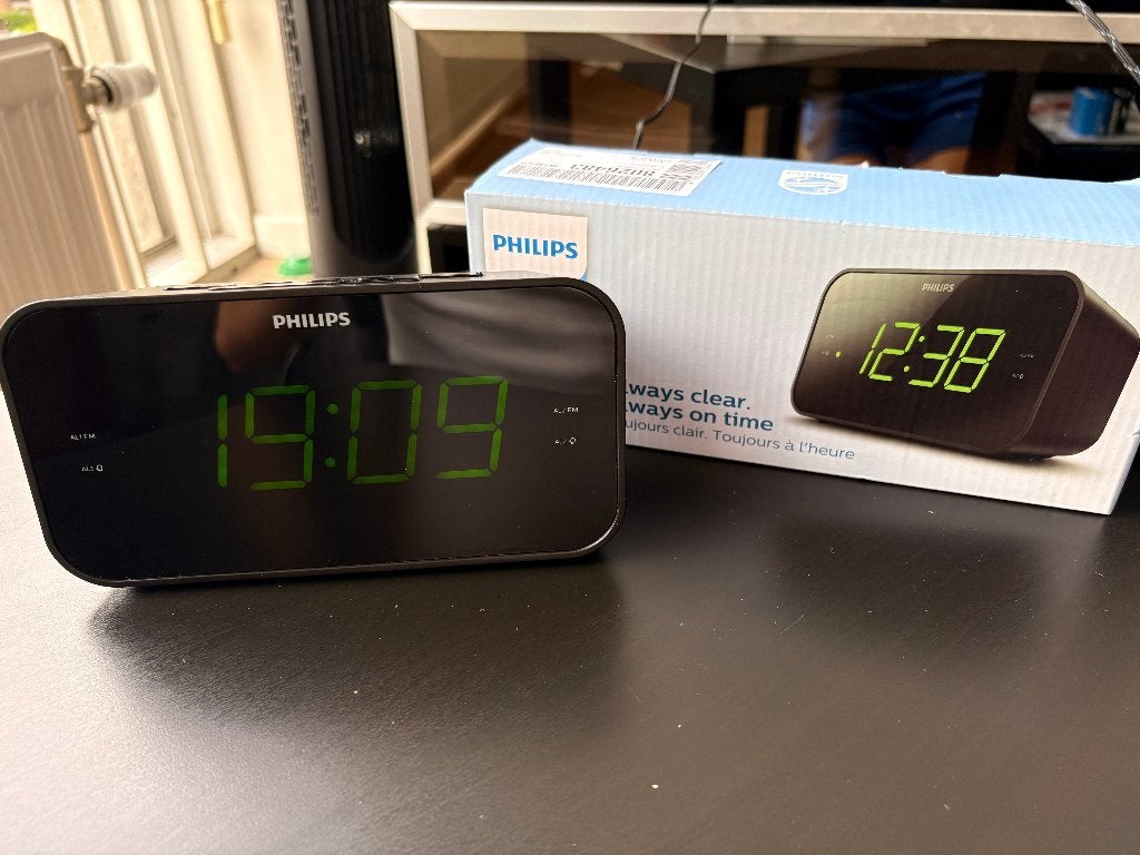 Radio-réveil Philips 3000 series comme neuf, Enlèvement, Comme neuf, Digital
