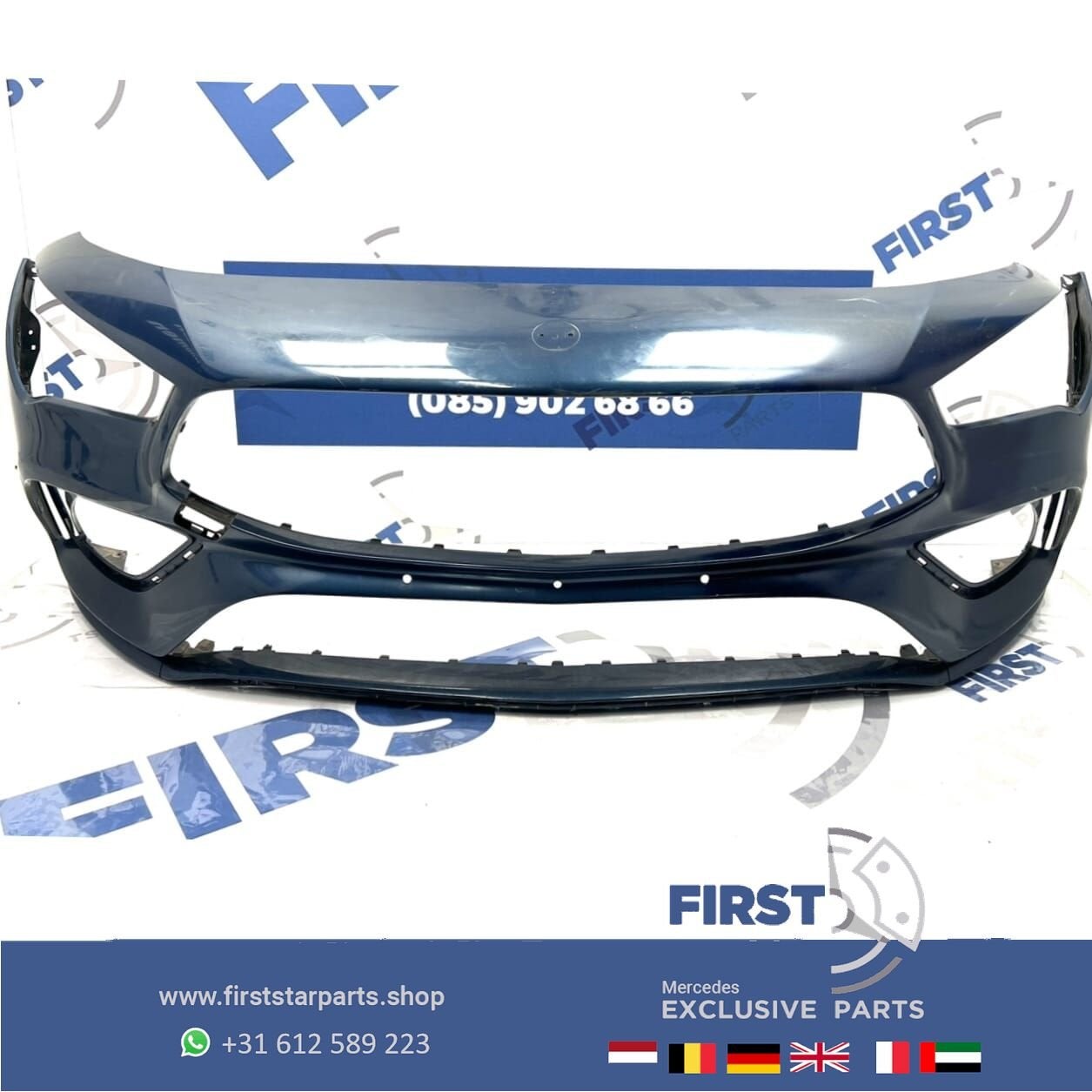 W118 AMG BUMPER CLA VOORBUMPER A1188853901 C118 ZWART WIT GR, Auto-onderdelen, Gebruikt, -, Voor, Ophalen of Verzenden