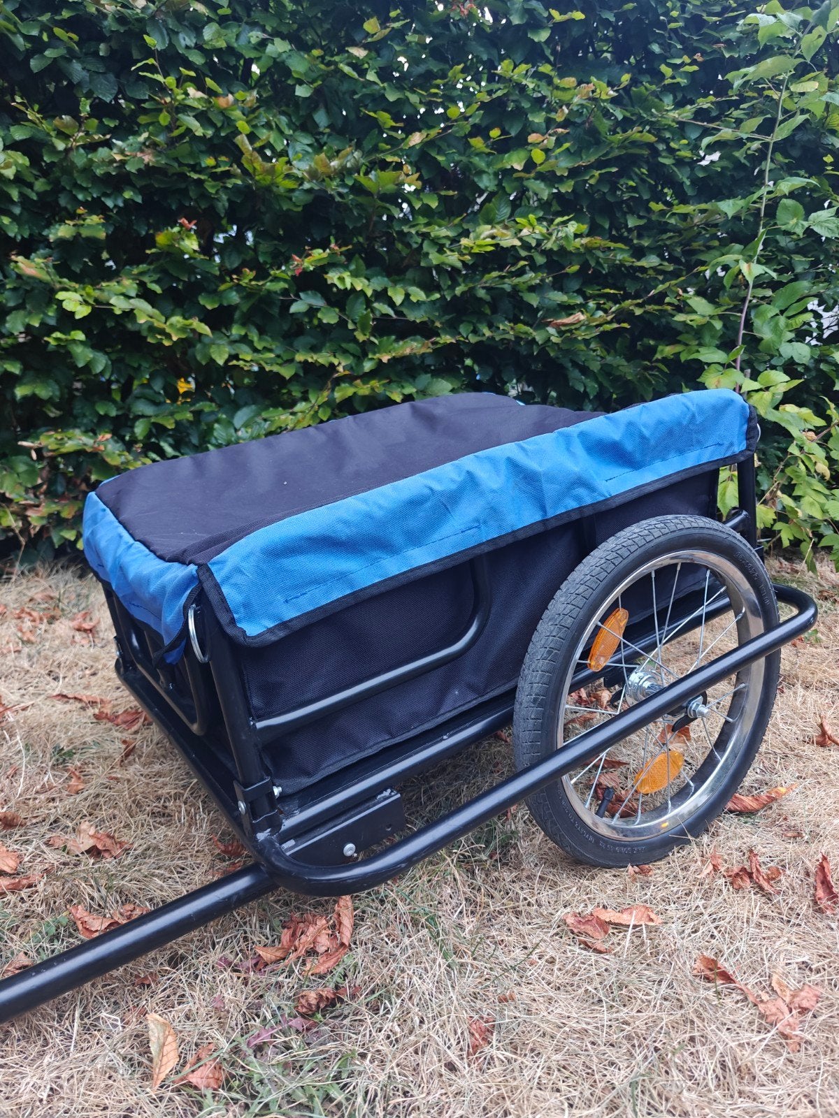 fietskar, Vélos & Vélomoteurs, Accessoires vélo | Remorques, 60 à 80 kg, Pliable, Comme neuf, Enlèvement