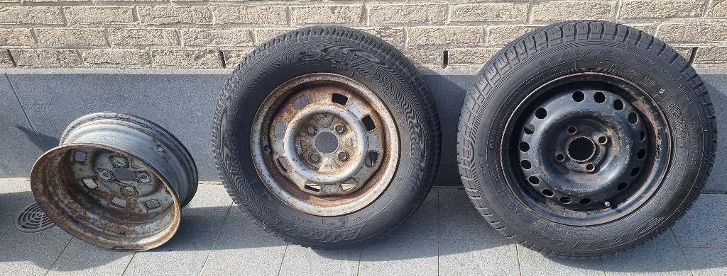Velgen en banden 13", Auto-onderdelen, Banden en Velgen, Gebruikt, 13 inch, 175 mm, Banden en Velgen