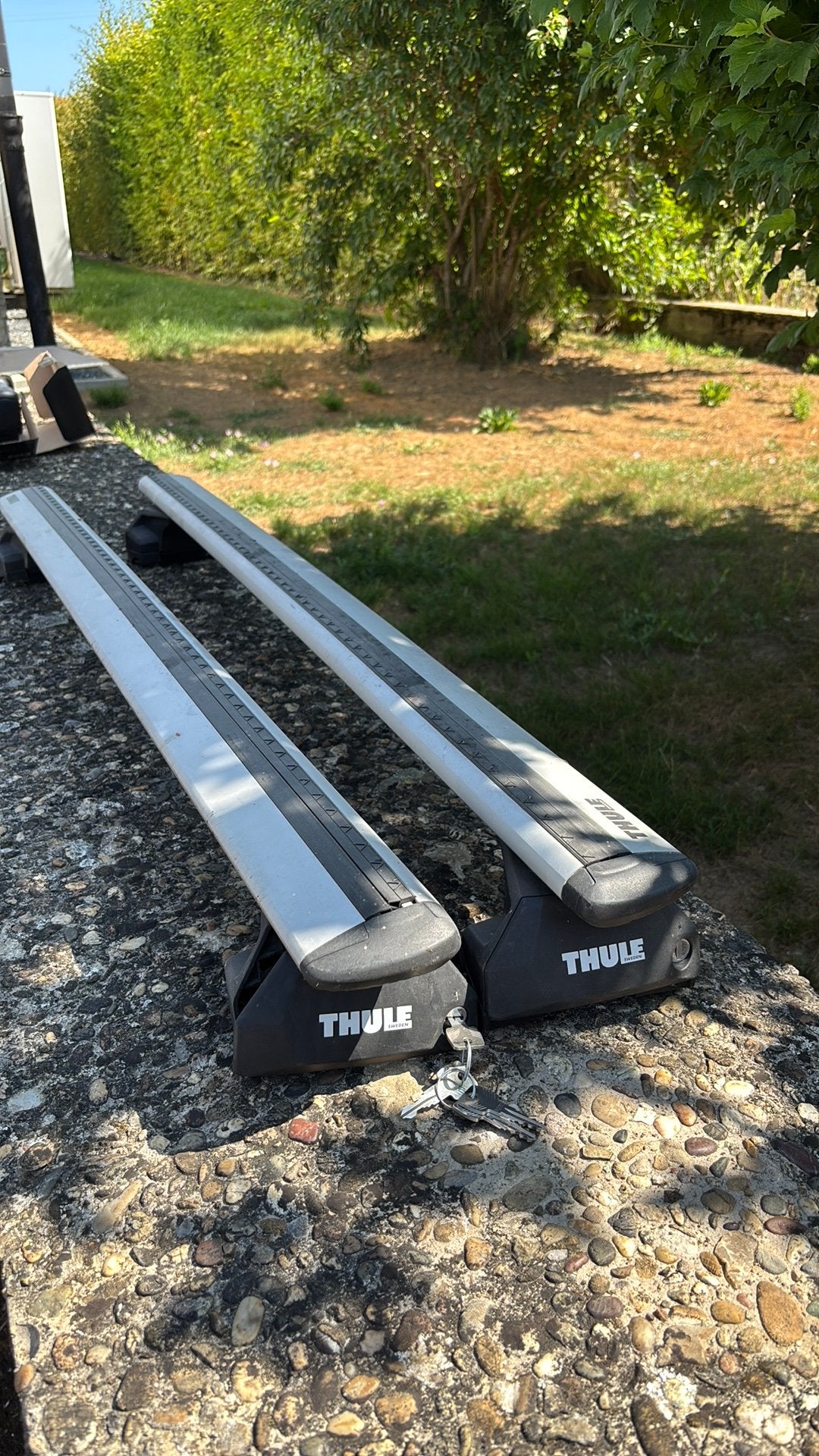 Barre de toit Thule wingbar evo audi a4 break 2020, Ophalen, Zo goed als nieuw