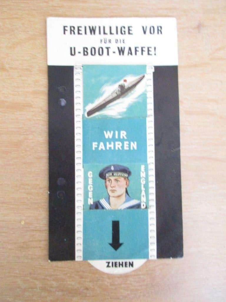 Engelse anti U BOOT propaganda, Collections, Enlèvement ou Envoi